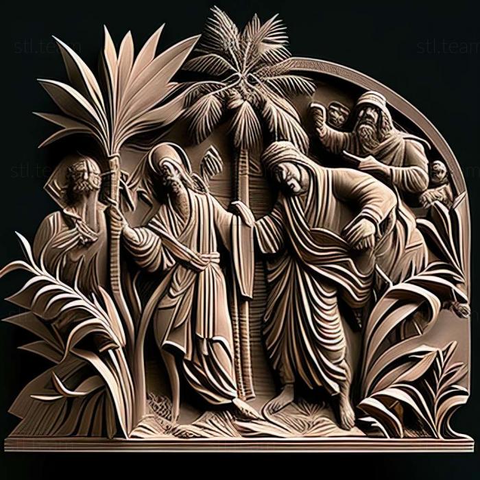 3D model Palm Sunday (STL)